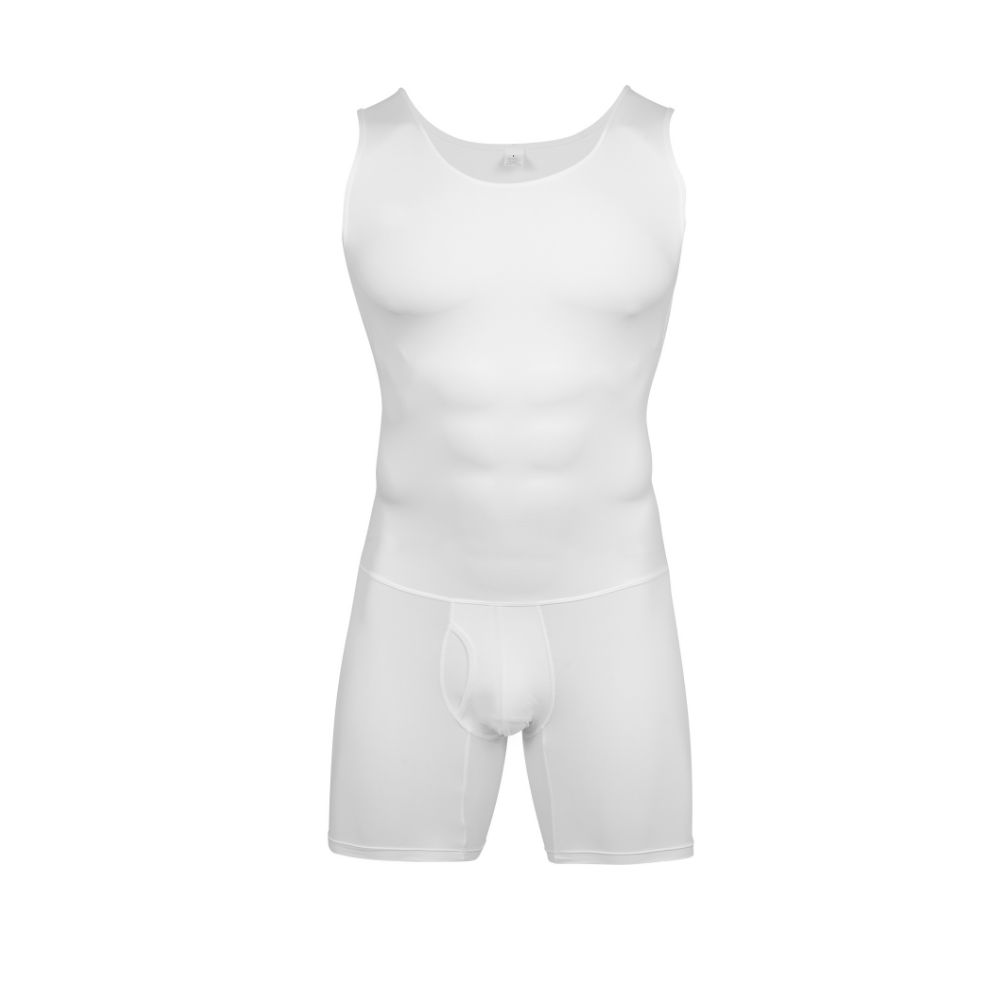 Shapewear Bodysuit Firm - Body modelador masculino, camisa de emagrecimento