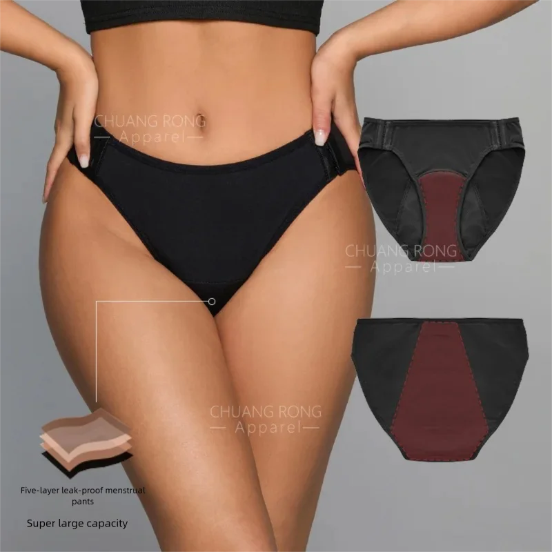 Period Panty Absorbent - Roupa íntima menstrual feminina plus size