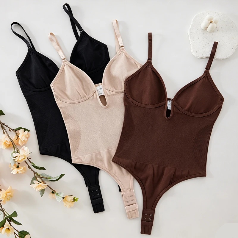 Shapewear Bodysuit Firm - Body Modelador Feminino Sem Costura com