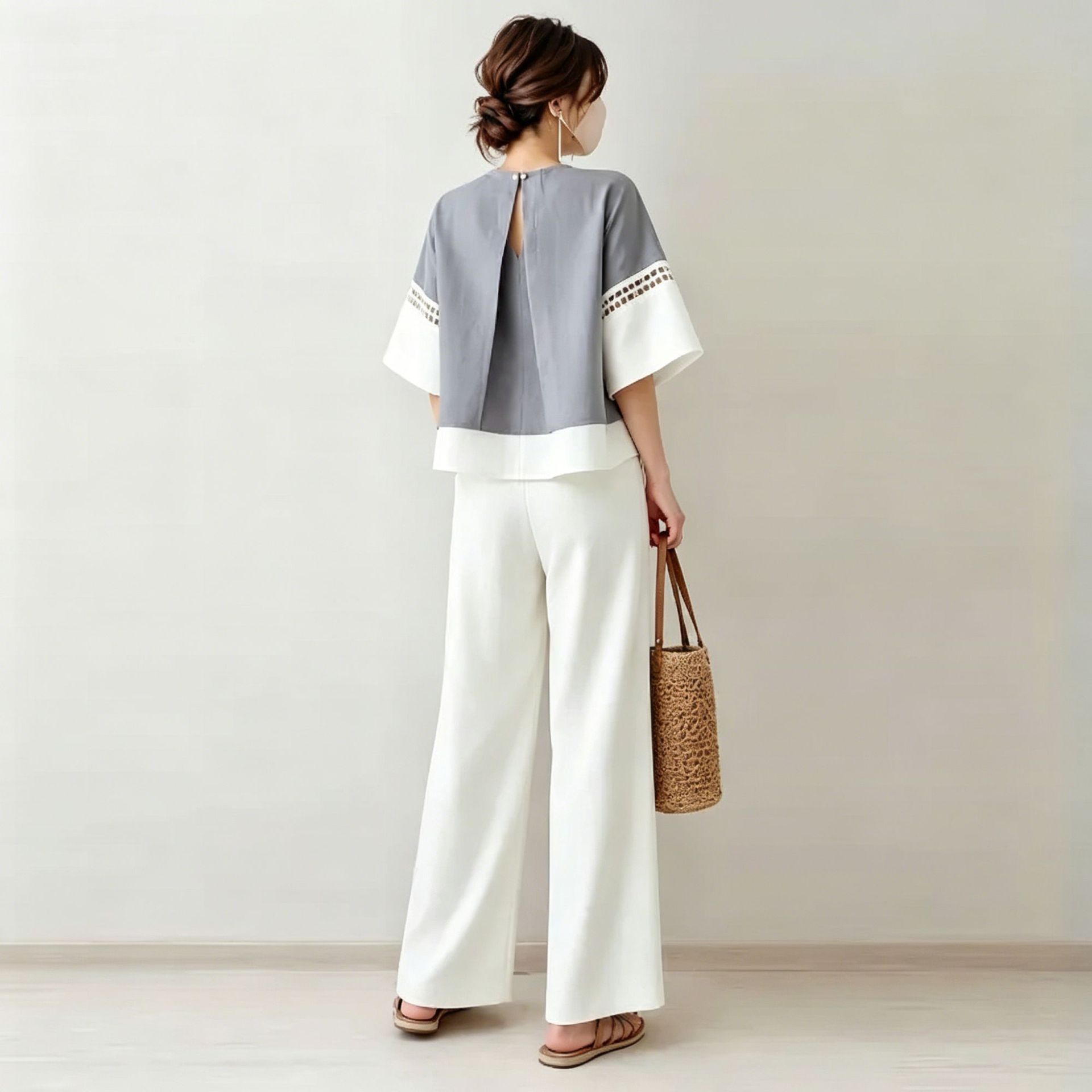 Novo Conjunto de Duas Peças 20 - Robe Silk Women avaliação e preço