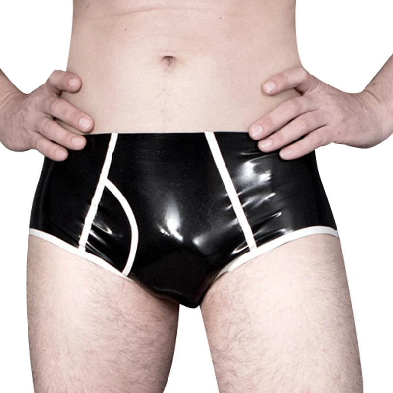 Cuecas de látex de festa com l - Boyshort Underwear avaliação e preço