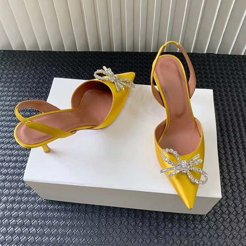 Sandálias de salto fino com la - Slip Dress Satin avaliação e preço