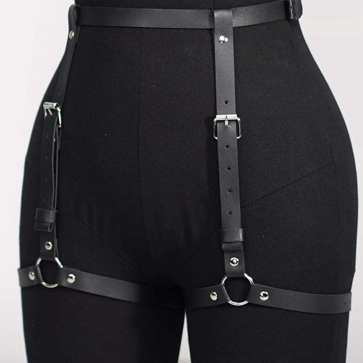 Arnês Body Couro arnês body Ci - Garter Belt Set avaliação e preço